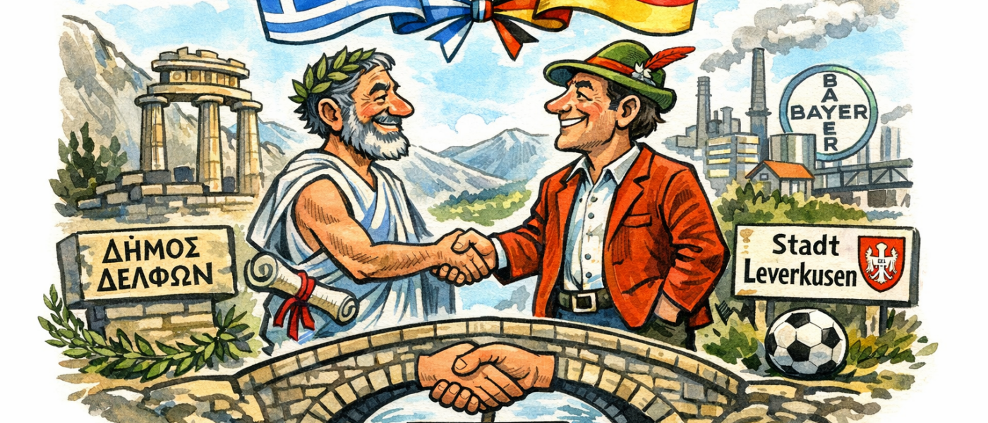Ο Δήμος Δελφών εκκινεί τη διαδικασία αδελφοποίησης με το Δήμο Λεβερκούζεν