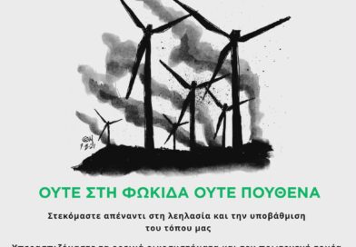 Ανακοίνωση από το Δίκτυο Φορέων και Πολιτών για την Προστασία της Φωκίδας από τις ΑΠΕ: Αρνητική γνωμοδότηση ΟΦΥΠΕΚΑ