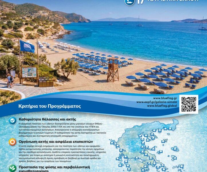 14 Γαλάζιες σημαίες φέτος η Φωκίδα