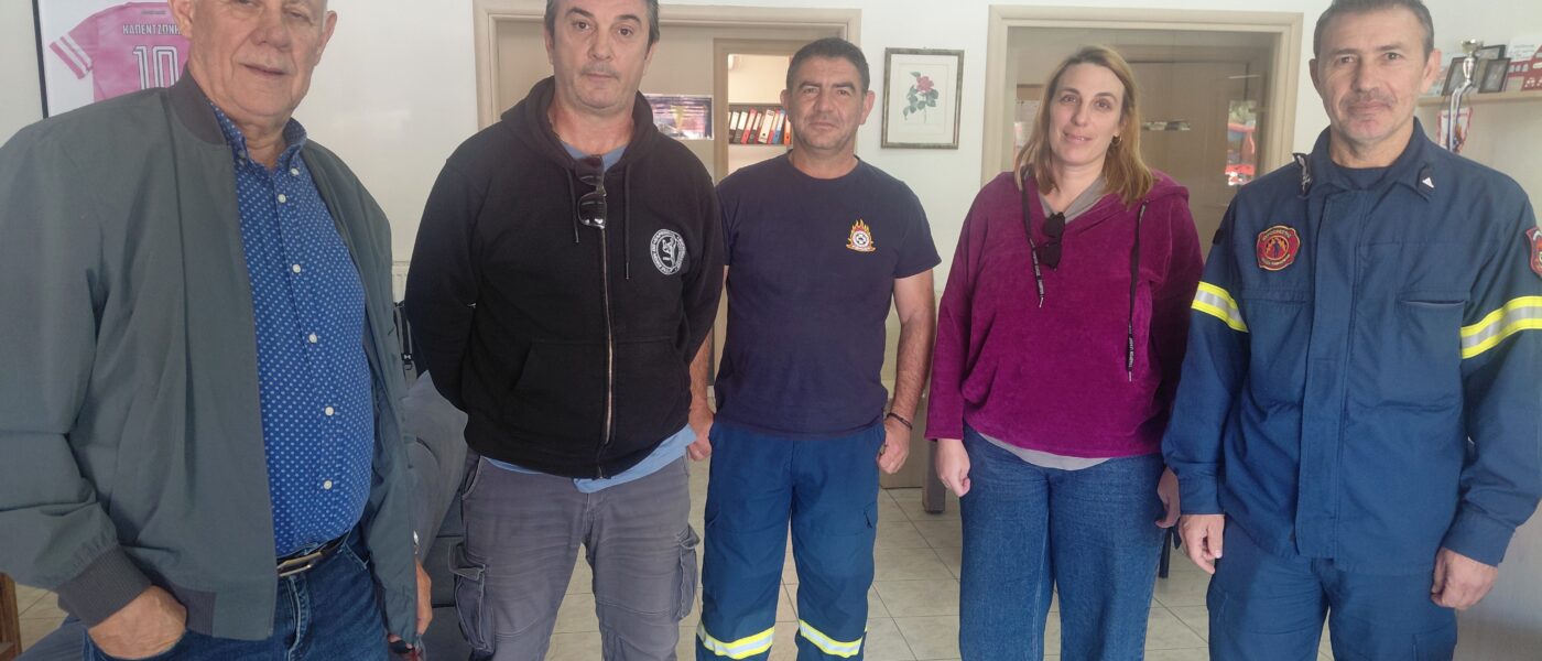 Περιοδεία κλιμακίου του ΚΚΕ στην Πυροσβεστική Υπηρεσία Ναυπάκτου και το Δασονομείο Ευπαλίου