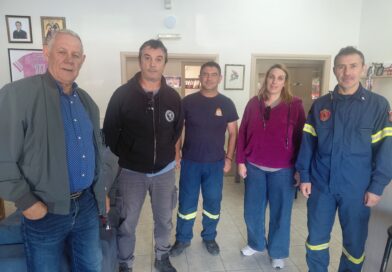 Περιοδεία κλιμακίου του ΚΚΕ στην Πυροσβεστική Υπηρεσία Ναυπάκτου και το Δασονομείο Ευπαλίου