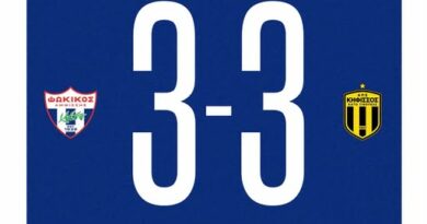 Φωκικός – Κηφισσός 3-3: Ματσάρα στην Άμφισσα με λυτρωτή Γεωργουσόπουλο