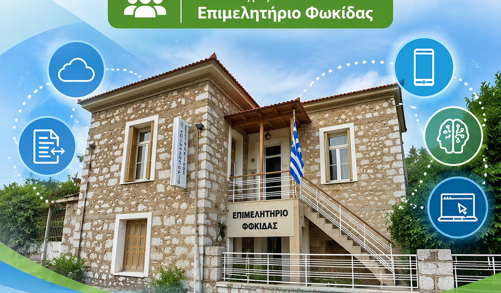 Ο Σπανός υπέγραψε την ένταξη για τον Ψηφιακό εκσυγχρονισμό του Επιμελητηρίου Φωκίδας