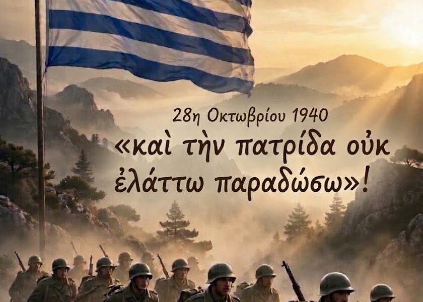 Μήνυμα Ξενοφώντα Δ. Χασούρα για την 28η Οκτωβρίου 1940