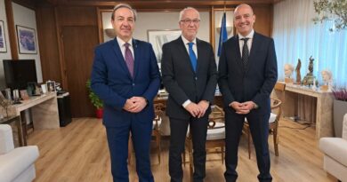 Συνάντηση Γ. Φλωρίδη – Ι. Μπούγα με τον νέο Πρέσβη της Αιγύπτου